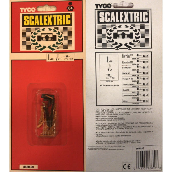 Kit de puesta a punto Tyco Scalextric 8680