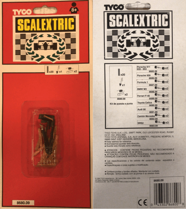 Kit de puesta a punto Tyco Scalextric 8680