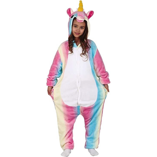 Disfraz Unicornio Kigurumimi Infantil Talla 7-9 años Guirca