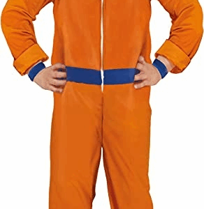 Disfraz Orange Ninja Infantl Talla 7-9 Años Guirca