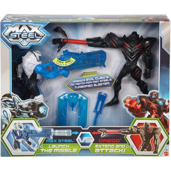 Max Steel vs dredd Mattel