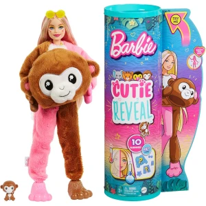 Barbie Cutie Reveal Jungla Mono Mattel HKR01