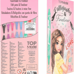Set de Caligrafia y Rotuladores Top Model Depesche