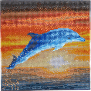 Cuadro Delfin Cristal Art Craft Buddy