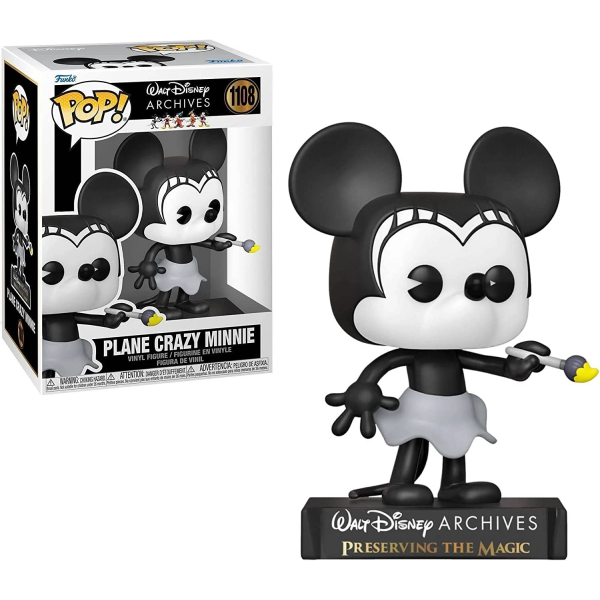 Funko Pop Minnie Plane Crazu Disney 1108