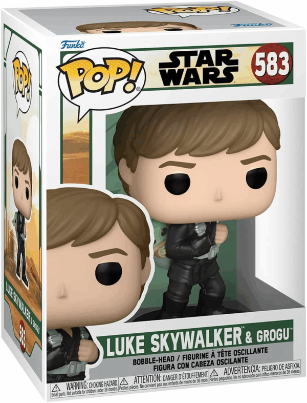 Funko Pop Luke Skywalker Grogu 583