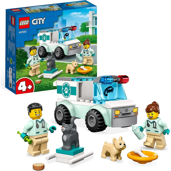 Furgoneta Veteriania de Rescate Lego 60382