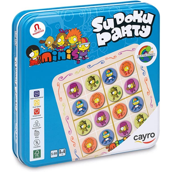Sudoku Party magnetico caja metalica Cayro