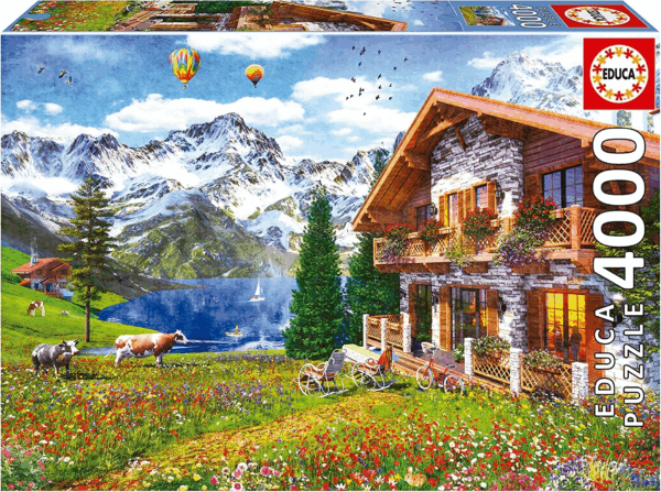 Puzzle 4000 Hogar en los Alpes Educa 19568