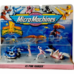 Micro machines power rangers 5 ranger rosa, Famosa