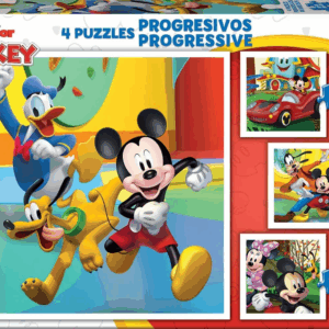 Puzzle Progresivo 12-16-20-25 Mickey Educa 19294