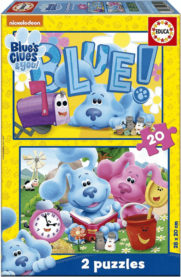 Puzzle 2x20 Blue Educa 19399