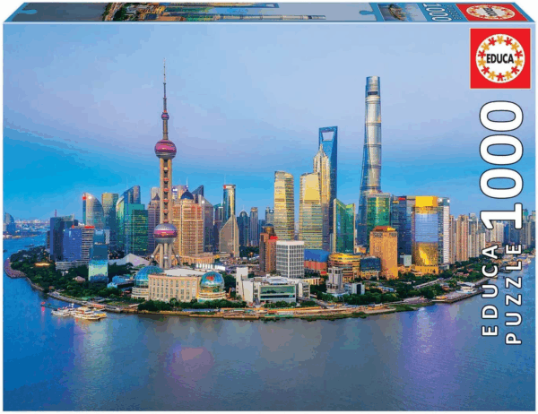 Puzzle 1000 Shangai al Atardecer Educa 19254