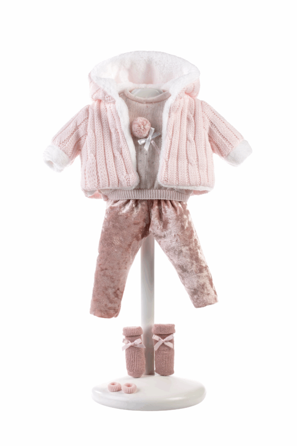 Vestido Muñeca 38 cm Rosa con Pantalones Llorens V9-38348