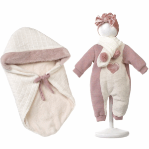 Set Vestido Muñeca 42 cm y Complemento de Arrullo Llorens V9-74008