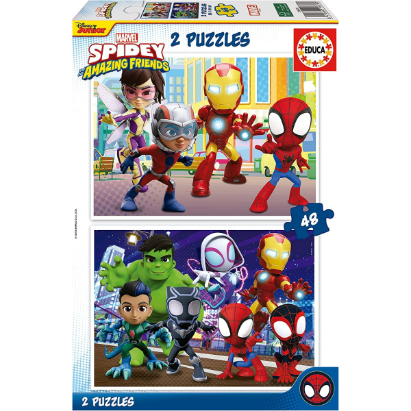 Puzzle 2x48 Spidey Educa 19678