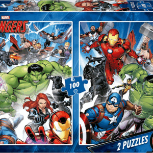Puzzle 2x100 Avengers Educa 19679