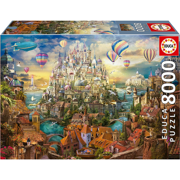 Puzzle 8000 Ciudad de los Sueños Educa 19570