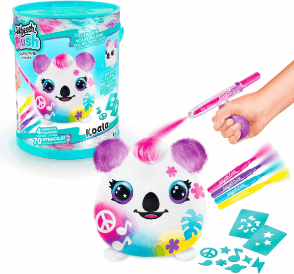 Cubo con Peluche Koala Airbrush Plush Canal Toys