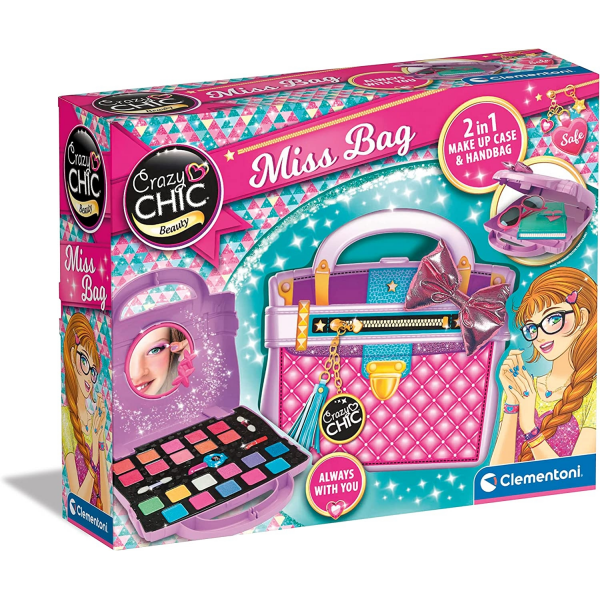 Miss Bag Maquillaje Infantil Crazy Chic Clementoni