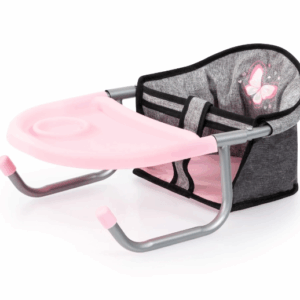 Asiento de mesa con bandeja para muñeca