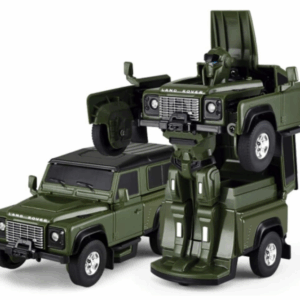 Transformer Land Rover Defender color verde Rastar esc 1:32