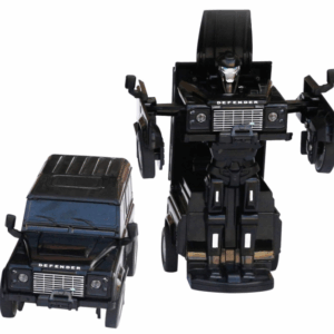 Transformer Land Rover Defender color negro Rastar esc 1:32