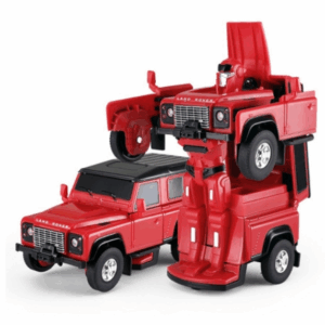 Transformer Land Rover Defender color rojo Rastar esc 1:32