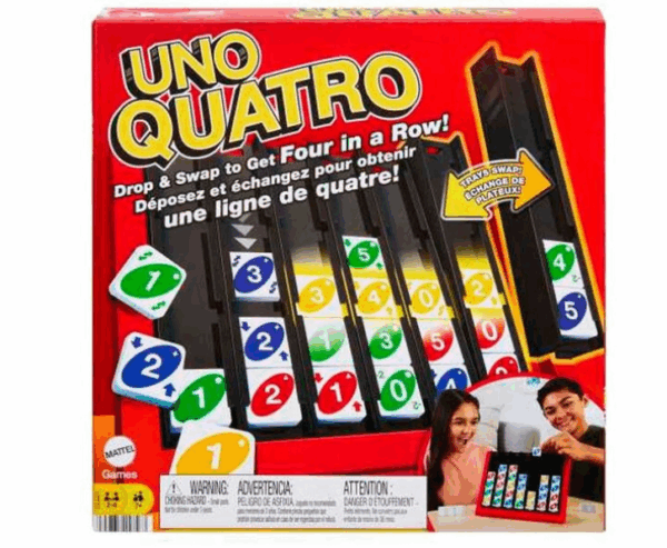 UNO Quatro juego de mesa Mattel HPF82