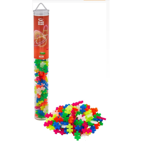 Plus Plus tubo mini basic neon 100 pcs