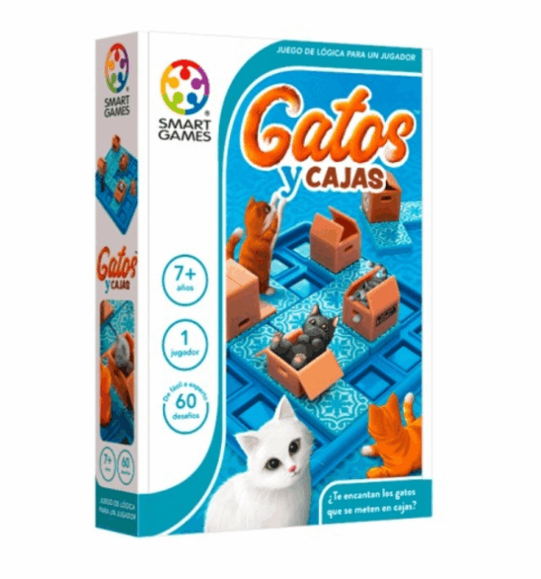 Gatos y cajas juego de lógica para 1 jugador