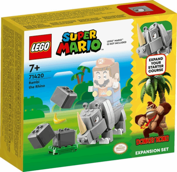 Lego 71420 Set de Expansion Rambi el Rhino Super Mario