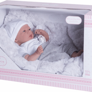 Muñeca con Peso Dafne Gris 40 cm con Cojin Arias