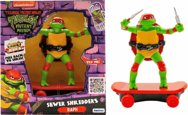Tortugas Ninja Sewer Shredders Raph Funrise