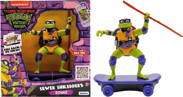 Tortugas Ninja Sewer Shredders Donnie Funrise