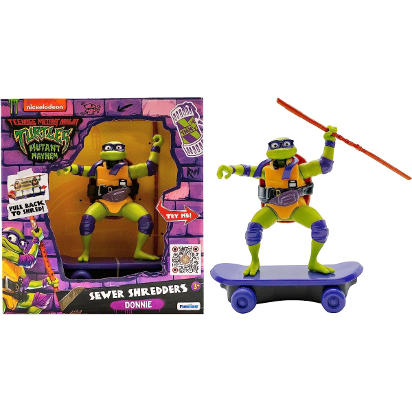 Tortugas Ninja Sewer Shredders Donnie Funrise