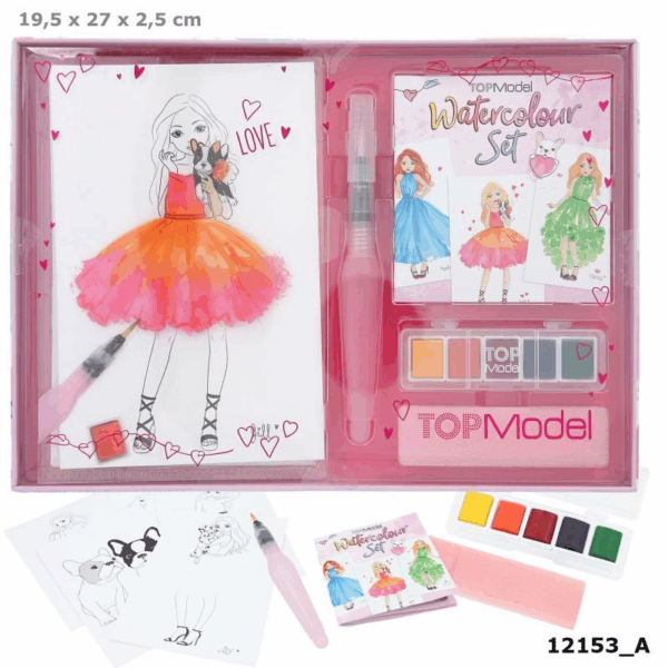 Set de Acuarelas Top Model