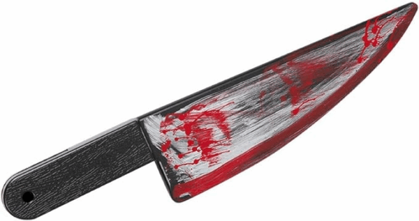 Cuchillo Destripador Sangriento 40 cm Rubies