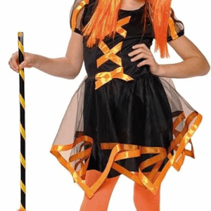 Disfraz Bruja Cuca Naranja Talla S Rubies
