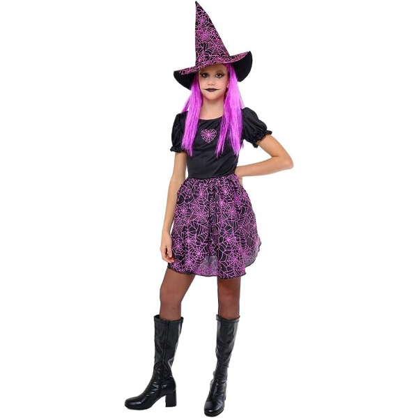 Disfraz Bruja Spiderweb Rosa Talla M Rubies