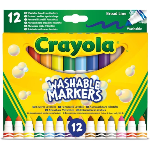 Rotuladores Lavables Punta Maxi Crayola