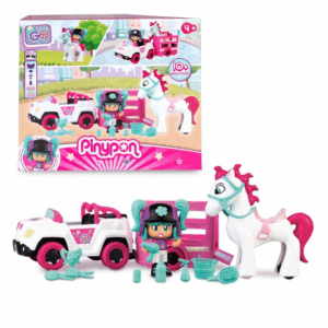 Pinypon coche con remolque y caballo Famosa PNY25000