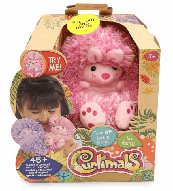Curlimals Bibi Peluche Rosa Famosa