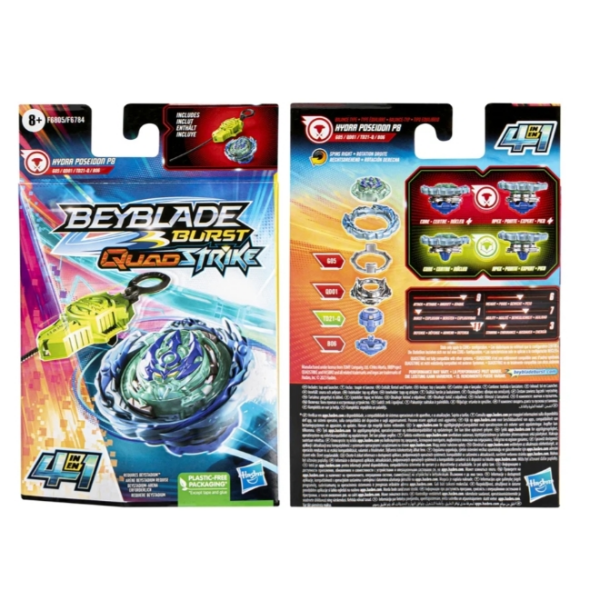 Hydra Poseidon Beyblade Burst Quad Strike Hasbro F6805
