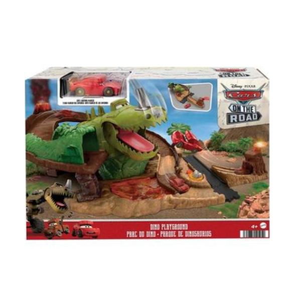 Pista Cars Parque de dinosaurios Mattel HMD74
