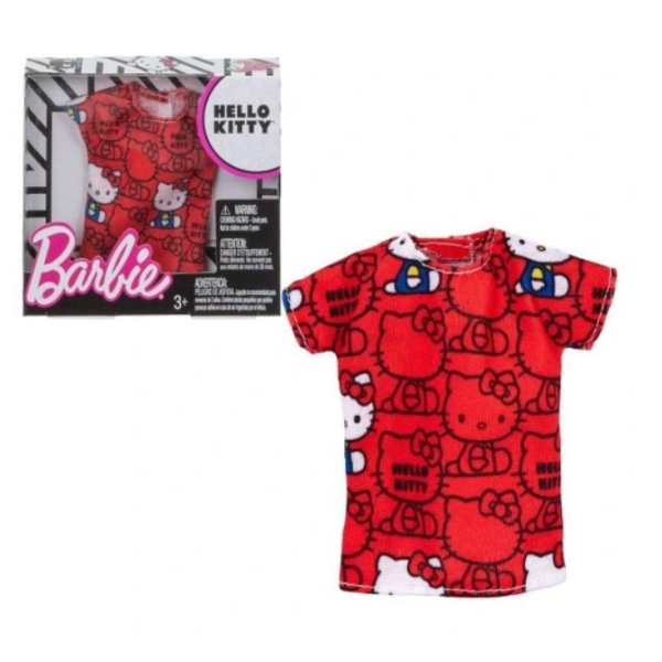 Vestido rojo Barbie Hello Kitty Mattel FLP41
