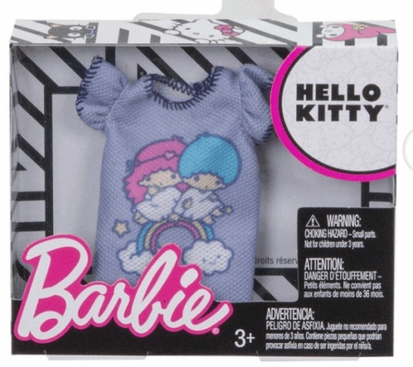 Vestido arcoiris Hello Kitty Barbie Mattel FLP40