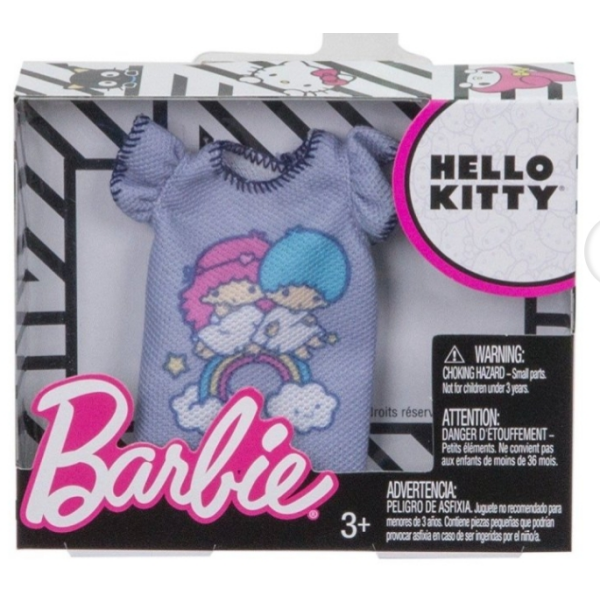 Vestido arcoiris Hello Kitty Barbie Mattel FLP40