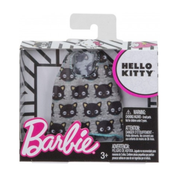 Vestifo gato negro Barbie hello Kitty Mattel FLP44