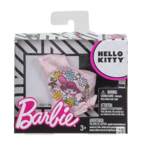Vestido Flores Barbie Hello Kitty Mattel FLP43